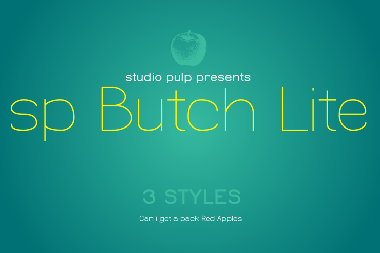 SP Butch Lite Font