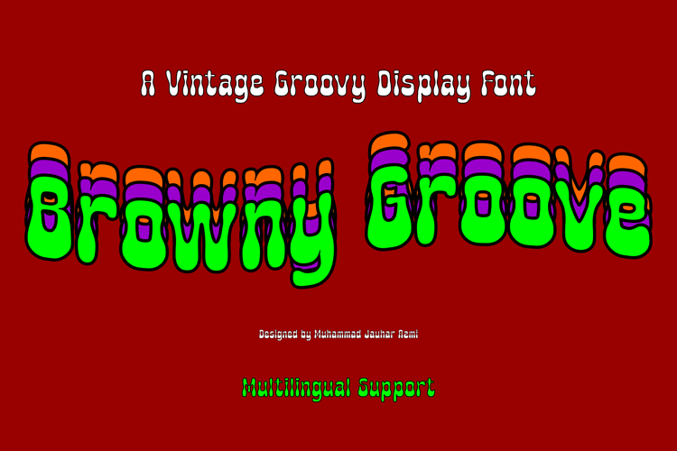 Browny Groove Font