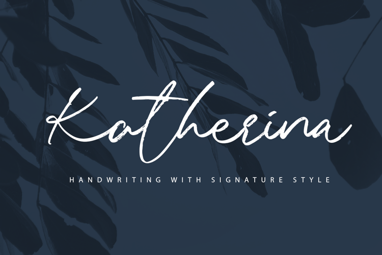 Katherina Signature Font