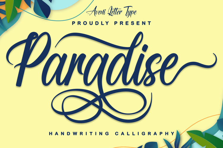 Preview of Paradise Love Font