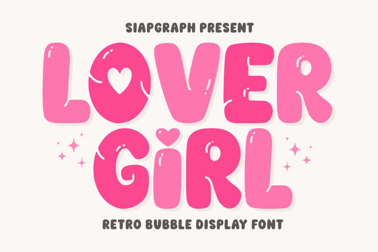 Preview of Lover Girl Font