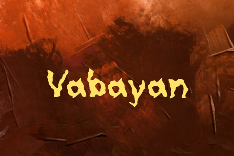 Preview of v Vabayan Font