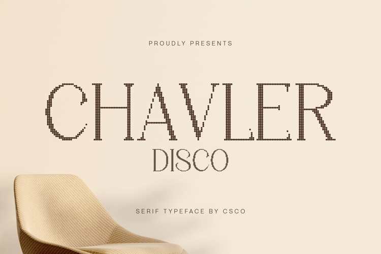 Preview of Chavler Disco Font