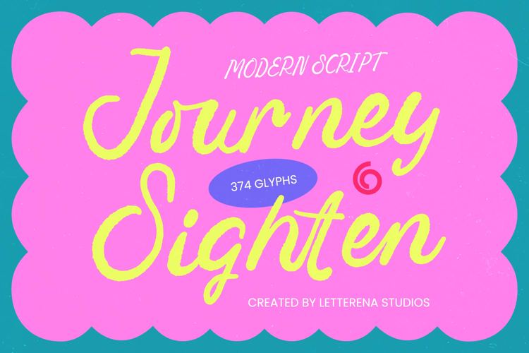 Preview of Journey Sighten Font
