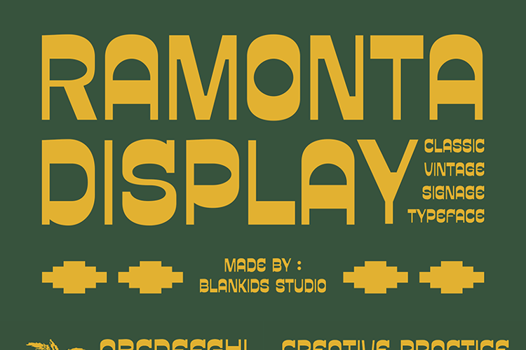 Preview of Ramonta Font