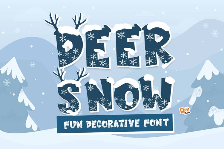 Deer Snow Regular Font