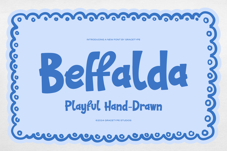 Preview of Beffalda Font