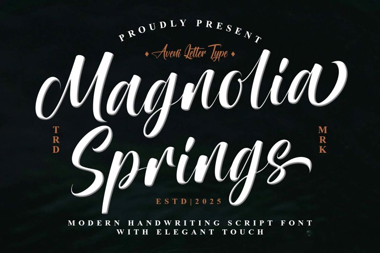 Preview of Magnolia Springs Font