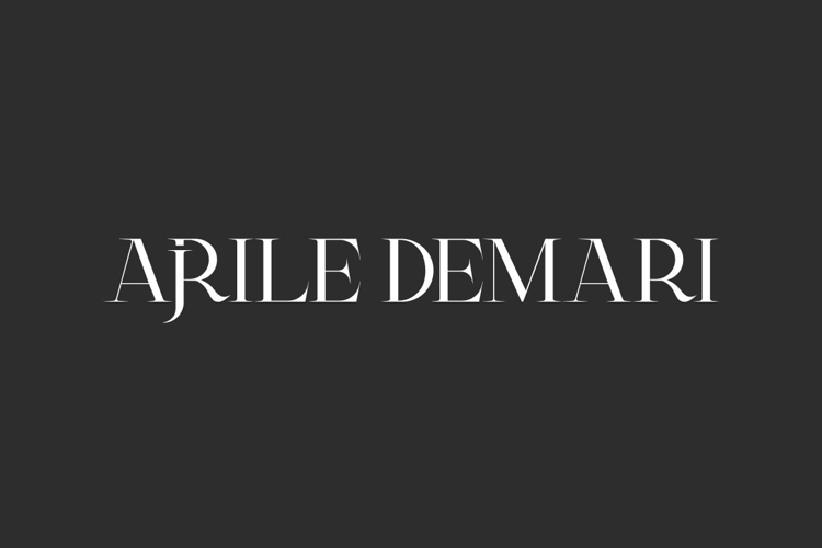 Ajrile Demari Font