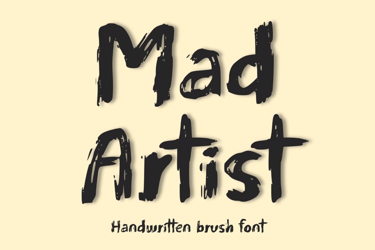 Preview of Mad Artist Font