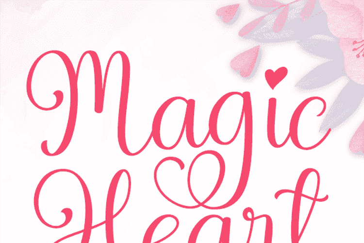 Magic Heart Font