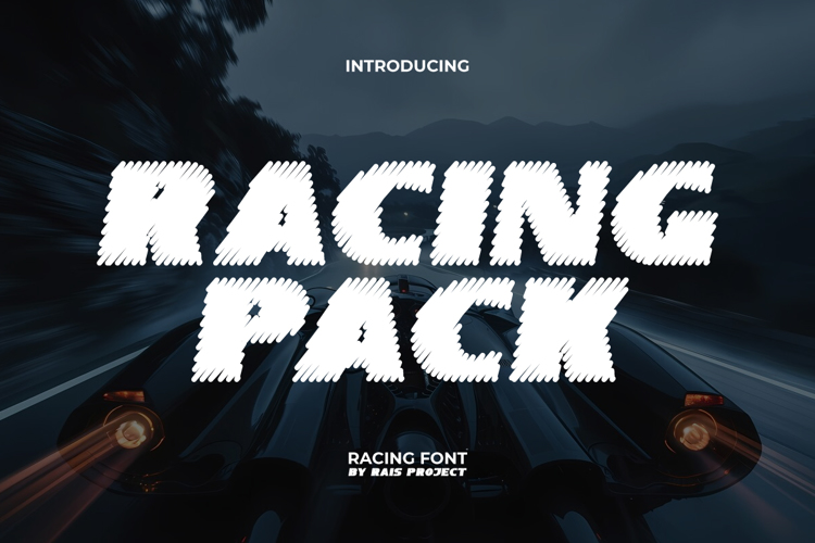 Preview of Racing Pack Font