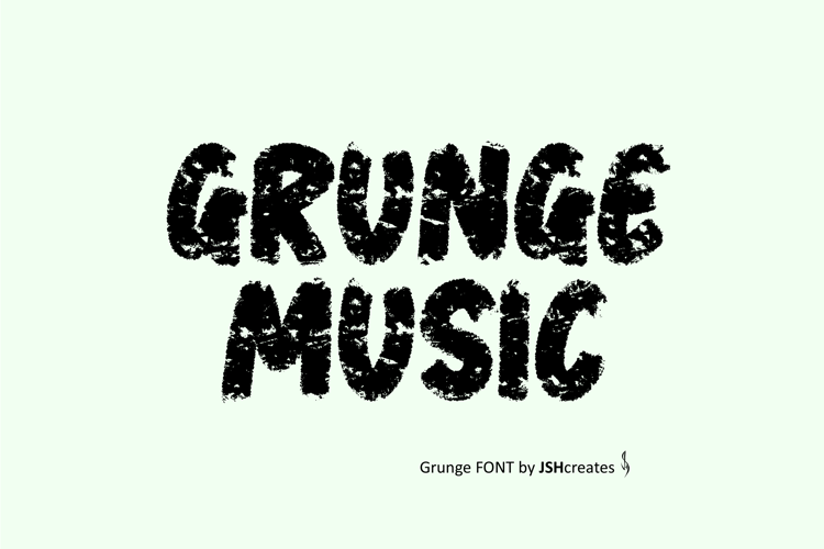 Grunge Music Font