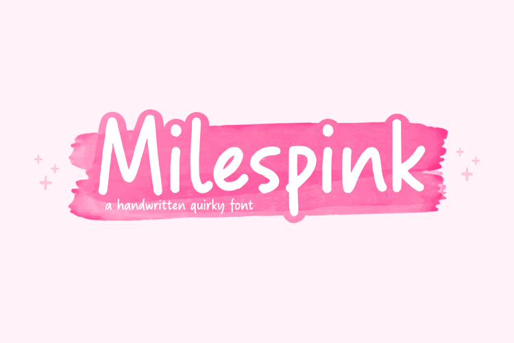 Milespink Font