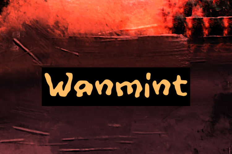 Preview of w Wanmint Font