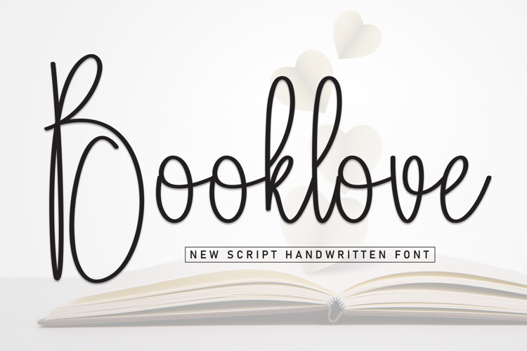 Preview of Booklove Font