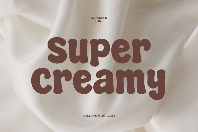 Super Creamy Font