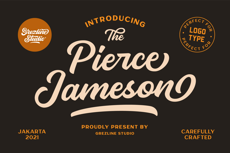 Pierce Jameson Script Font