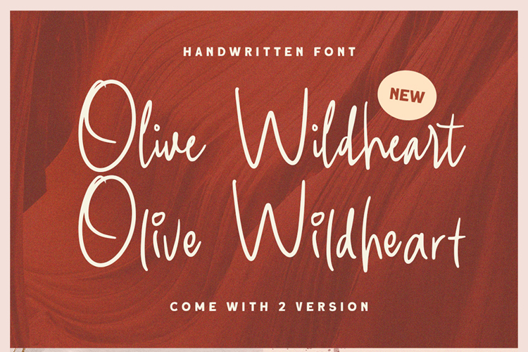 Olive Wildheart Font