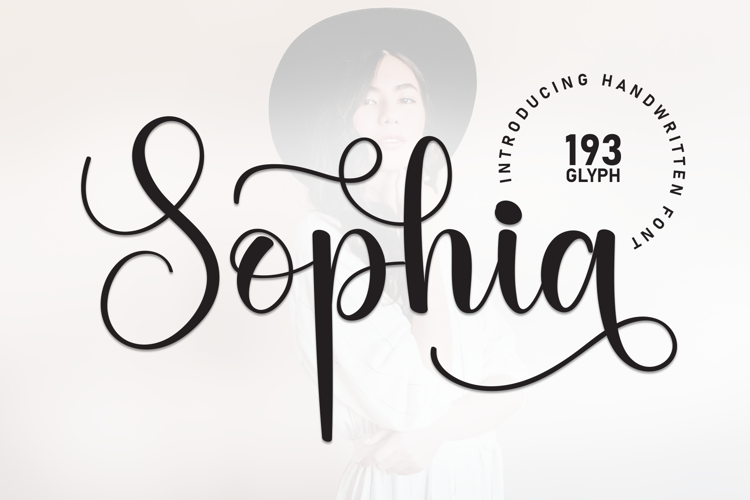 Preview of Sophia Font