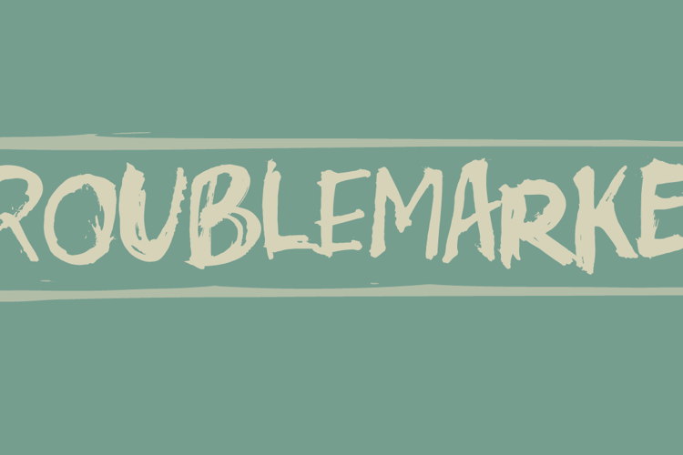 Troublemarker DEMO Font