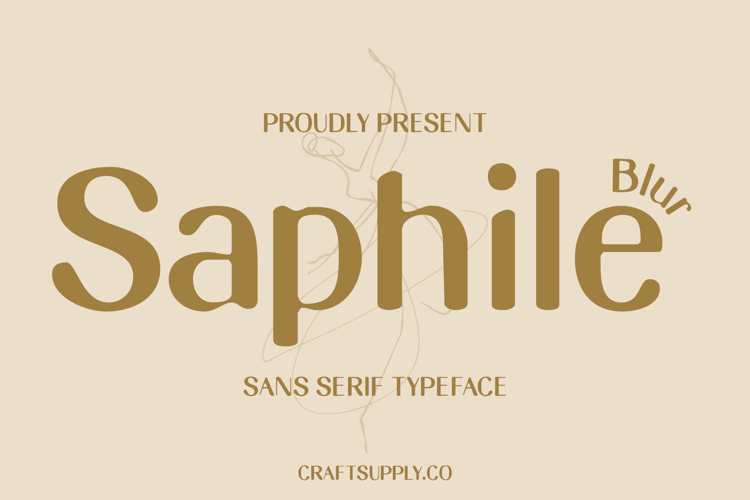 Saphile Blur Font