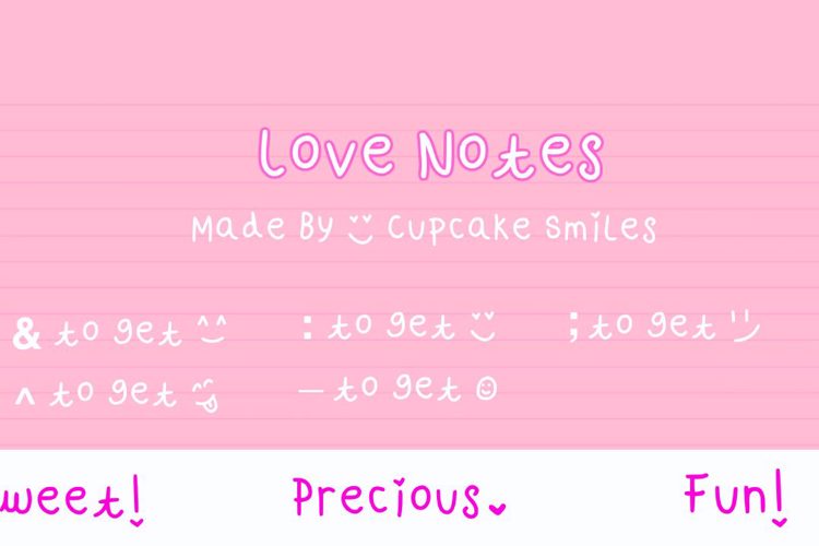 Love Notes Font