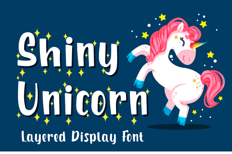Shiny Unicorn Font