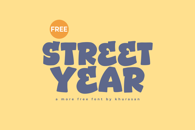 Preview of Street Year Font