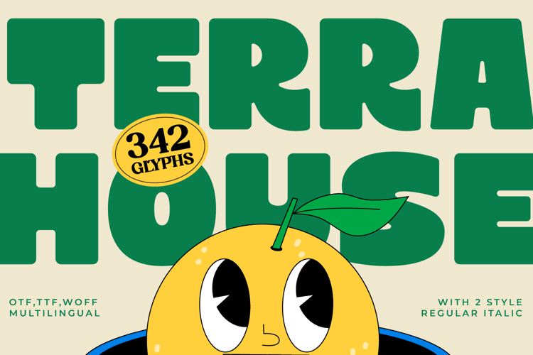 Preview of Terra House Font