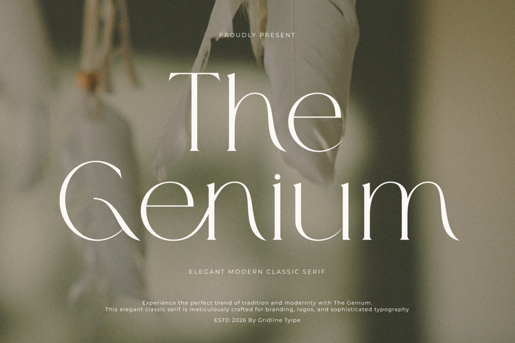 Preview of The Genium Font
