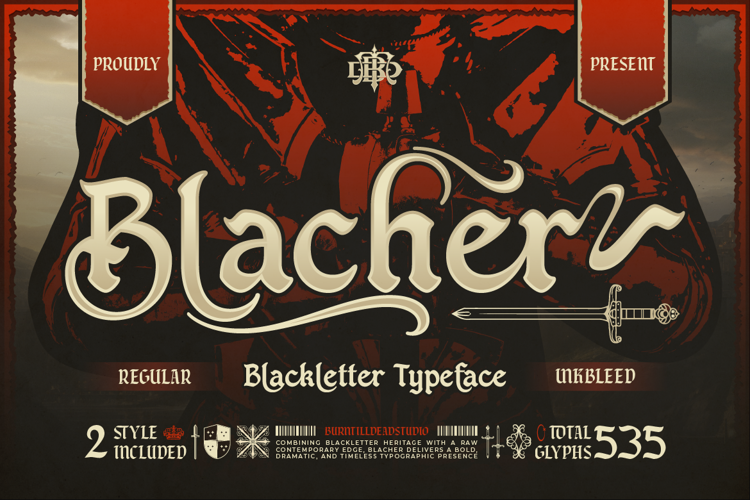 Preview of Blacher Font