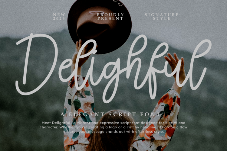 Preview of Delighful Font