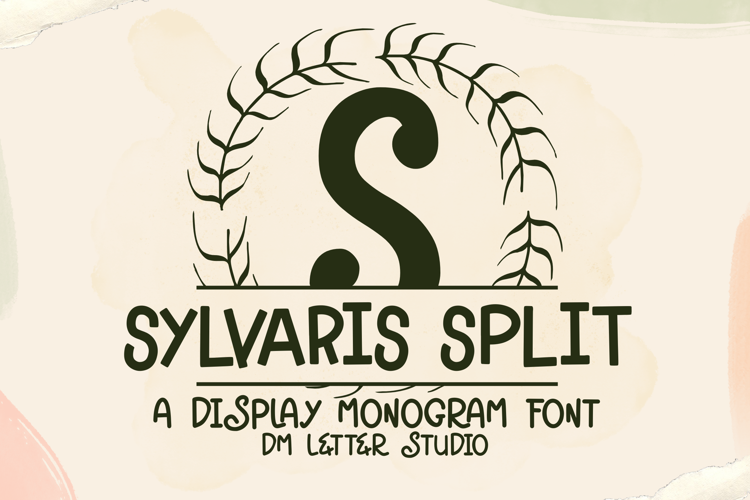 Preview of Sylvaris Split Monogram Font