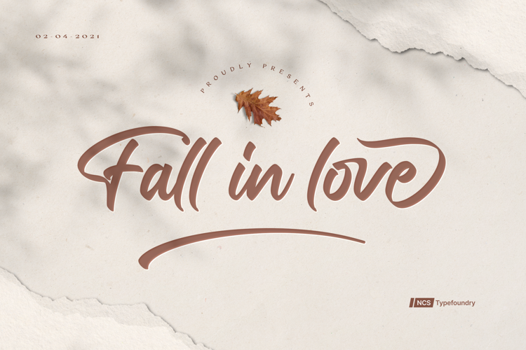 Fall in love Font