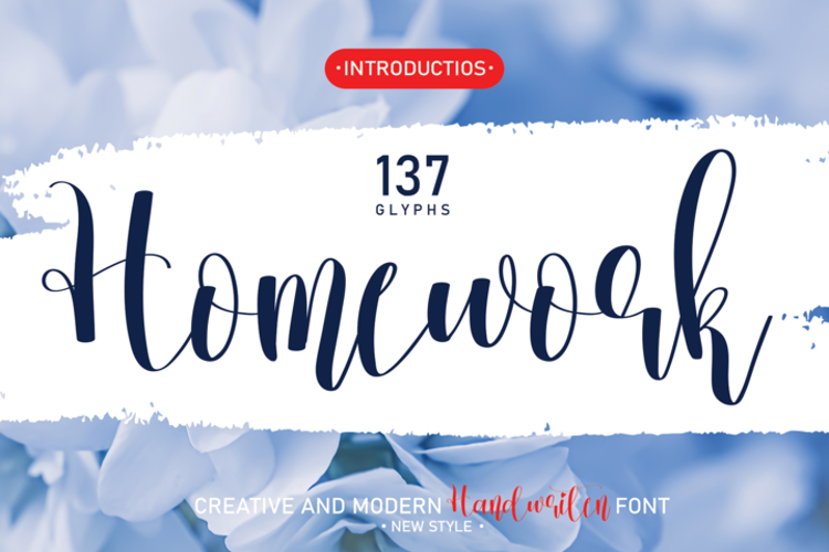 Homework Font