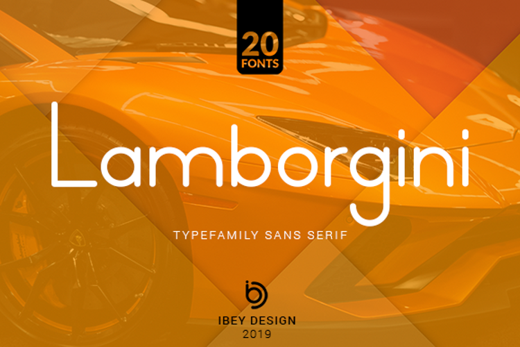 Lamborgini Font