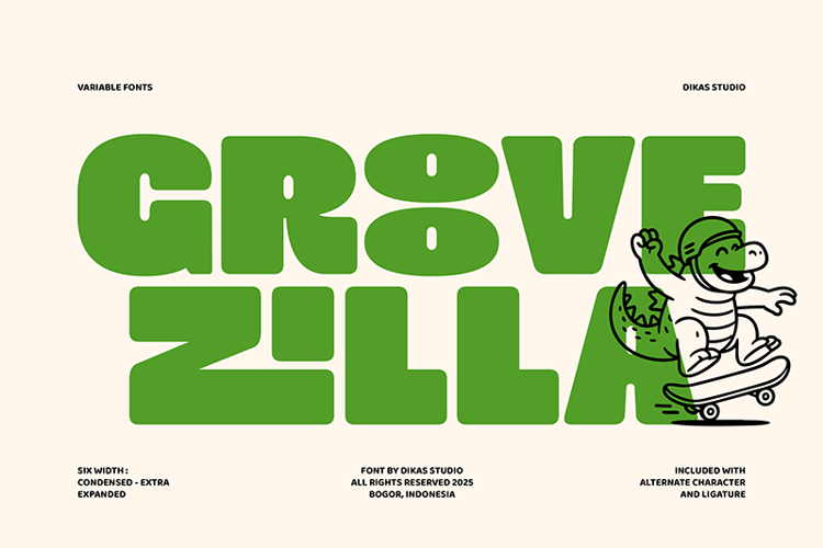 DKS Groovezilla Font