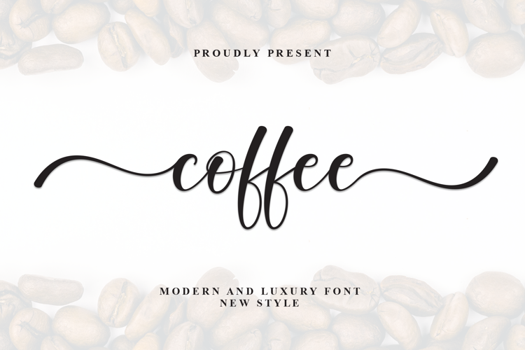 Preview of Coffee Font