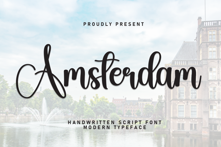 Preview of Amsterdam Font