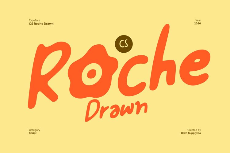 Preview of CS Roche Drawn Font