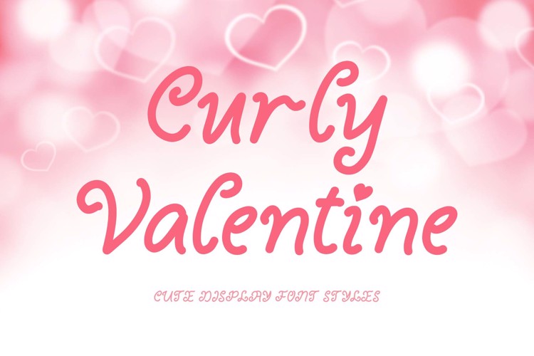 Curly Valentine Font