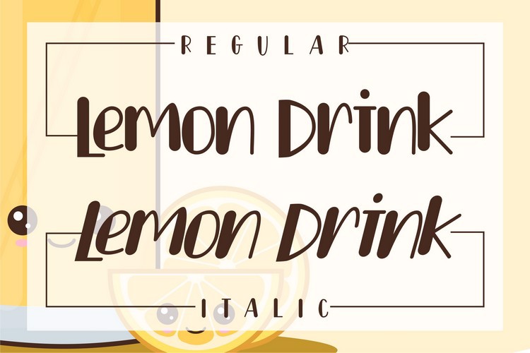 Lemon Drink Font