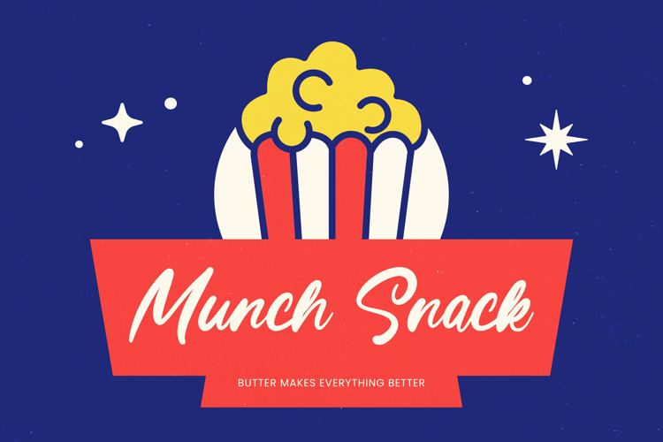 Preview of Monday Chitrus VERSION Font