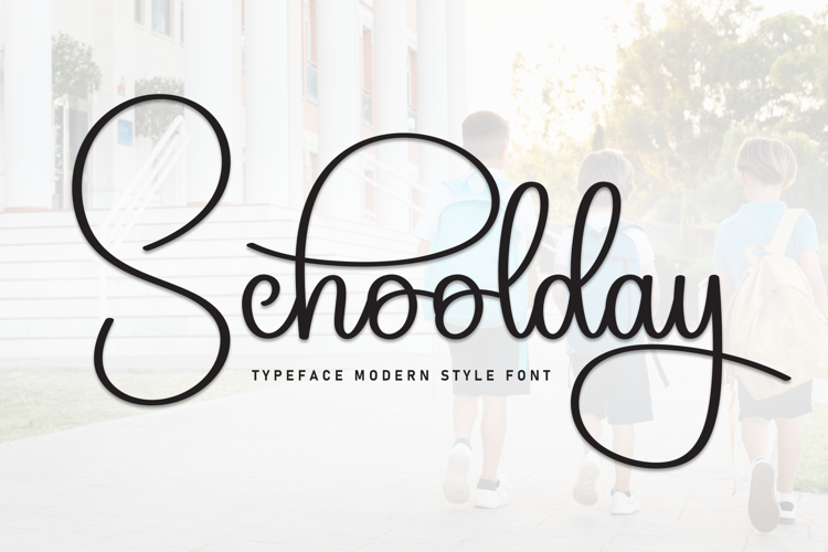 Preview of Schoolday Font