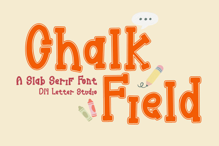 Preview of Chalk Field Font