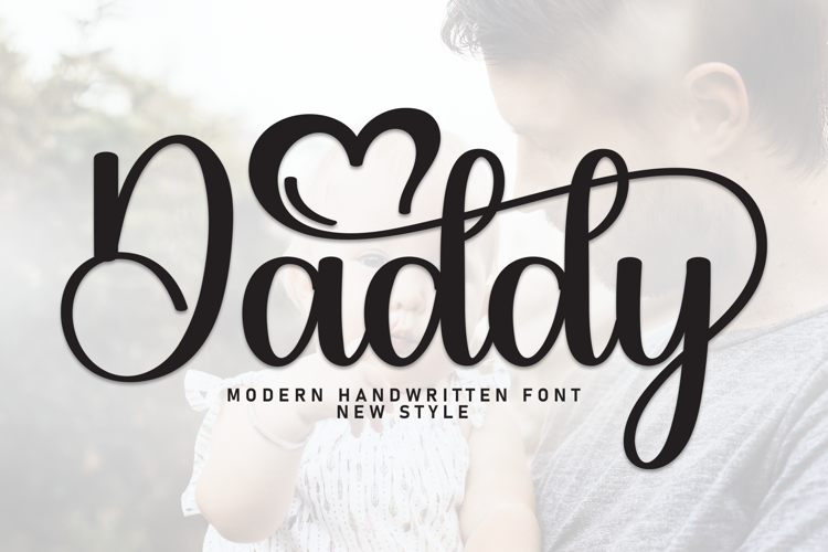Preview of Daddy Font