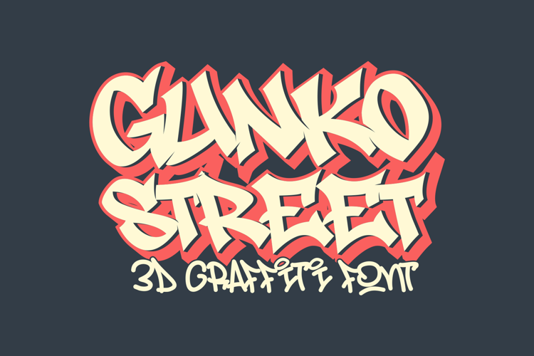 Preview of Gunko Street Font