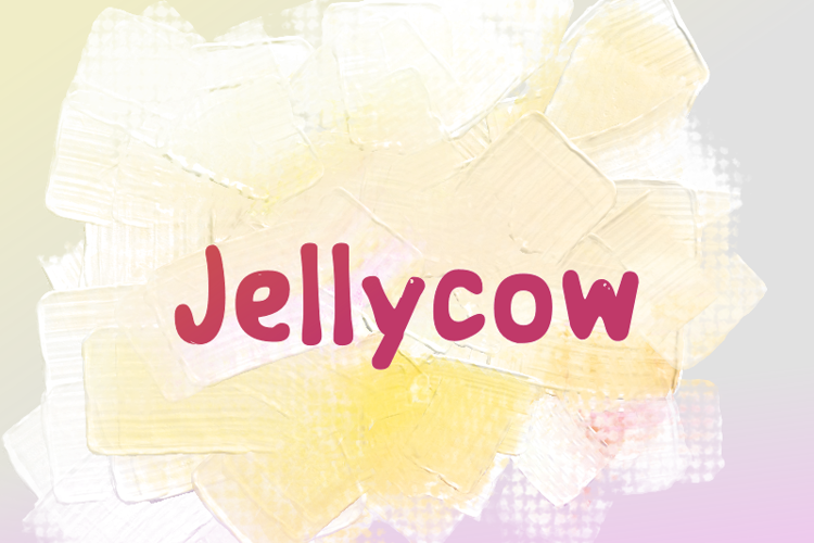 j Jellycow Font