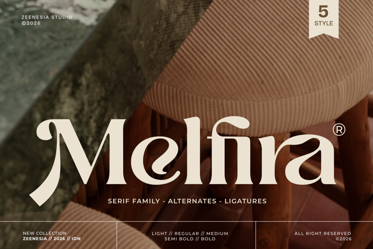Preview of Melfira Font